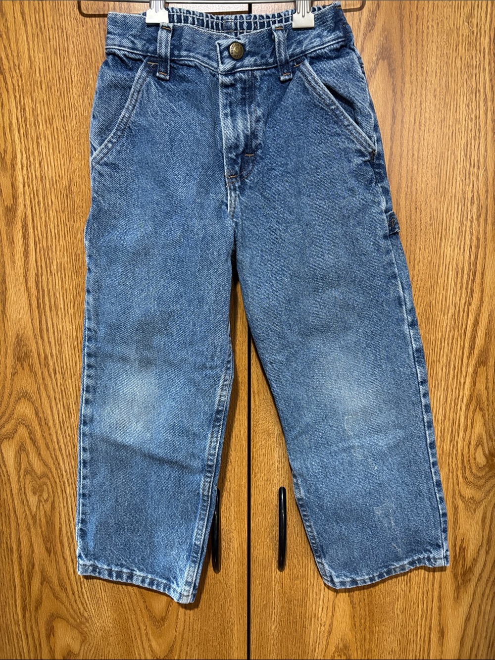 Rustler Men's Light Blue Relaxed Fit Denim Jeans